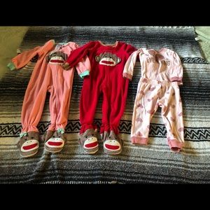 Sock monkey Jammie lot